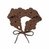 Solid Color Knitted Flower Hair Band Headwrap Hair Scarf Hair Accessories Knitting Headband  Women