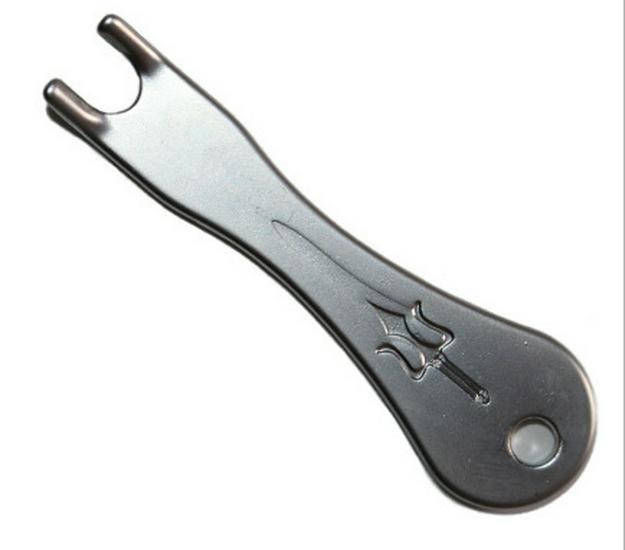 Guitar String Peg & Pin Remover Keychain Green Antique Copper