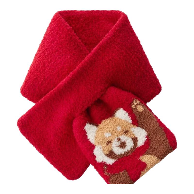 

Bananain Kids 320Color Animal City Warm Velvet Scarf F