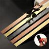 1pc 196.85inX0.39in PVC Wall Sticker Self-adhesive Flat Decorative Lines Strip Background Wall Study Ceiling Edging Wall Corner