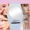 Specchio da Trucco Grande Ingrandente Specchio da 6 pollici con Ingrandimento 3010x 3 Ventose e Supporto Regolabile a 360° Kit Pinzette