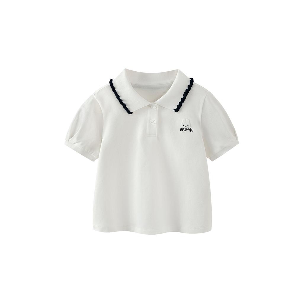 [Miffy Collaboration] Mini Balabala Boys and Girls Short Sleeve T-shirt Breathable Polo Shirt 2026 Summer