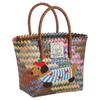 Dachshund Beach Bag: Handwoven Rattan-Style Basket for Weddings, Parties, & Fashion Markets