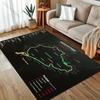Multi Sizes Nurburgring F1 International Track Carpet for Living Room Home Decor Non-slip Floor Mat for Bedroom Large Area Rugs