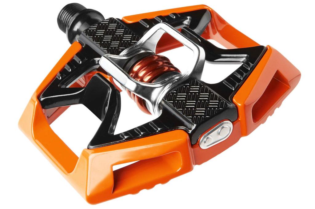 CRANK BROTHERS Ultralichte Klikpedalen Double Shot Oranje 574636
