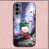 Cartoon Funny S-South-P-Park Phone Case For Samsung S25,S24,S21,S22,S23,S30,Ultra,S20,Plus,Fe,Lite,Note,10,9,5G Black Cover