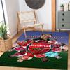 Arsenal Customize Text Area Rug Suitable for Playrooms Outdoor Game Room Hallway Anti-slip Rug Decorate Offices Gift for Festivals