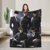 Zayne Sylus Xavier Caleb Rafayel Love And Deepspace Blankets For Couch Chair Picnic Flannel Bedspread Bed Cover