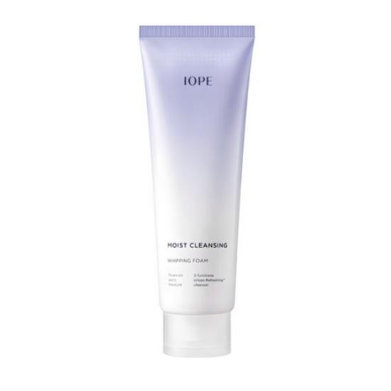 IOPE Moist Cleansing Whipping Foam Deep Hydrating Cleanser 180ml