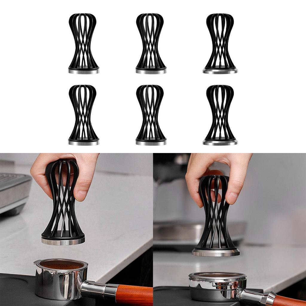 Espresso Hand Tamper Distributor Leveler Coffee Ground Press Tool Stainless Steel