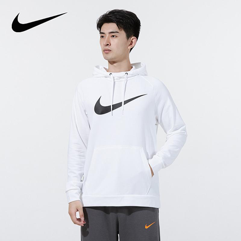 Nike Casual Sport Logo Hoodie Men Tops White CZ2426-100
