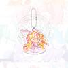 Cookie Run Kingdom Keychain Game Cartoon Coffee Kawaii Student Milk Chocolate Figure Bag Decorate Forester Pendant Birthday Gift