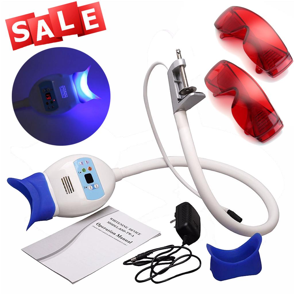 Pro 100-240V 300W Dental Chair Teeth Whitening Machine Blue Equipment Cold Light LED Lamp Bleaching Accelerator Care Bleaching System for Oral Care