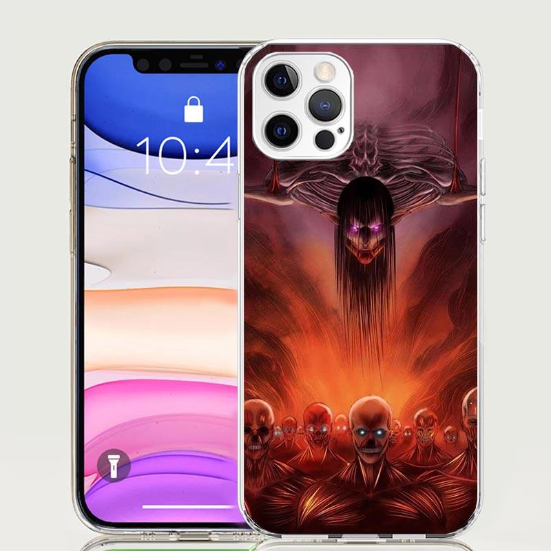 Attack-Titan Rumbling Phone Case For iPhone 17 Air 16 15 Plus 11 14 Pro Max 13 Mini 12 7 8 + SE Pattern Art Customized Cover 17