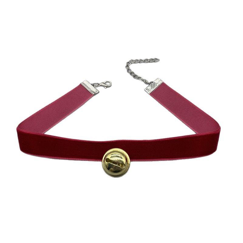 Christmas Velvet Bell Choker – Sexy Lingerie Accessory