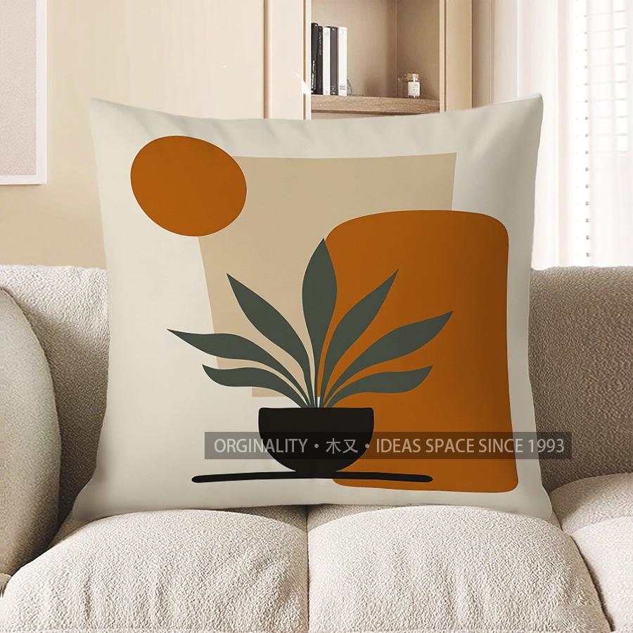 Home Decor Modern Geometric Pattern Decorative Pillow Cover Pattern Cushion Cover Suitable For Sofa Bedroom Car Pillow Cover