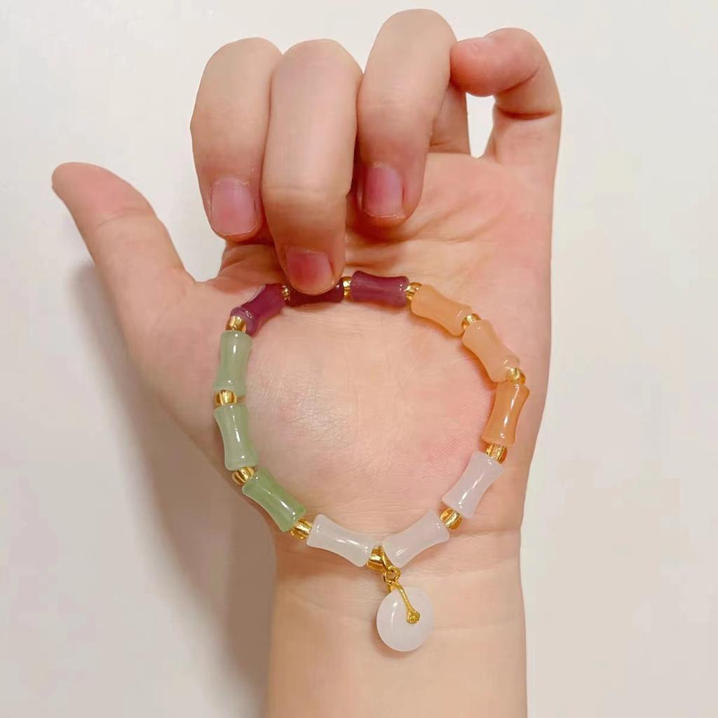 New Chinese Color Bamboo Bracelet, Women'S Fashion Is Rising Bracelet, Couple Students Send Girlfriends Hand Jewelry