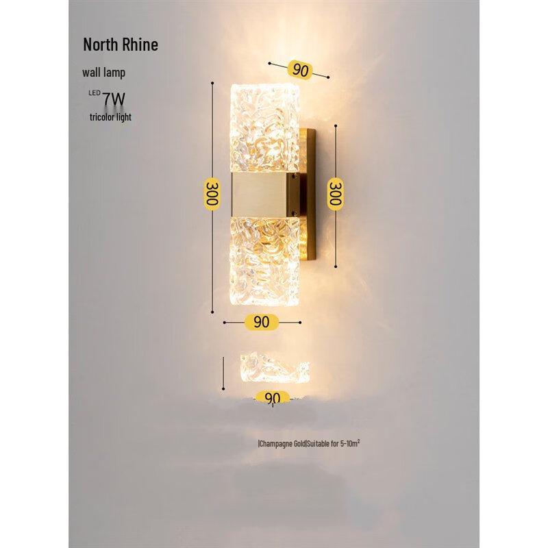 Elegant Crystal Wall Lamp