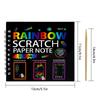 Kids' DIY Scratch Art Book: Creative Colorful Doodle & Drawing Book for Kindergarten