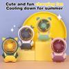 Cartoon Cute Capybara Fan High Quality Summer Portable Handheld Fan  Mini Pocket Fan Rechargeable Desktop Fan Gifts
