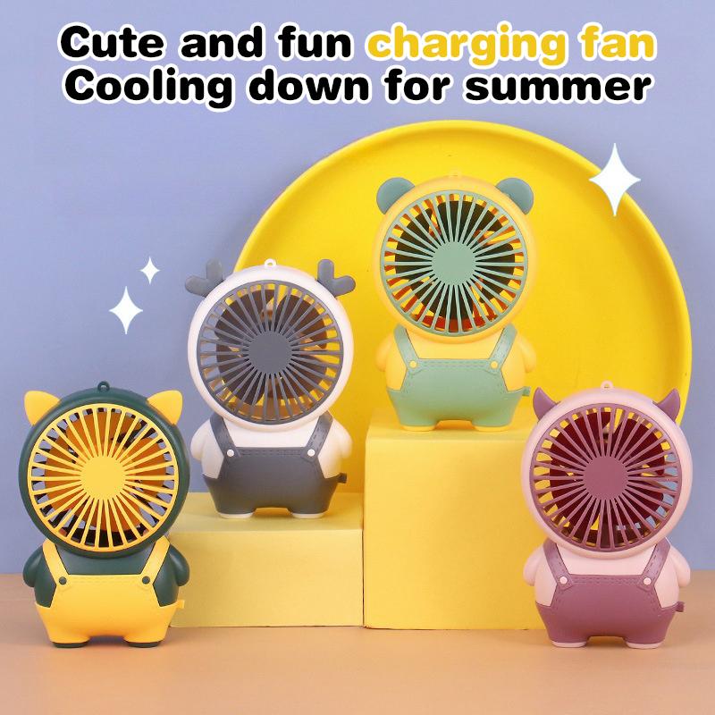 Cartoon Cute Capybara Fan High Quality Summer Portable Handheld Fan Mini Pocket Fan Rechargeable Desktop Fan Gifts