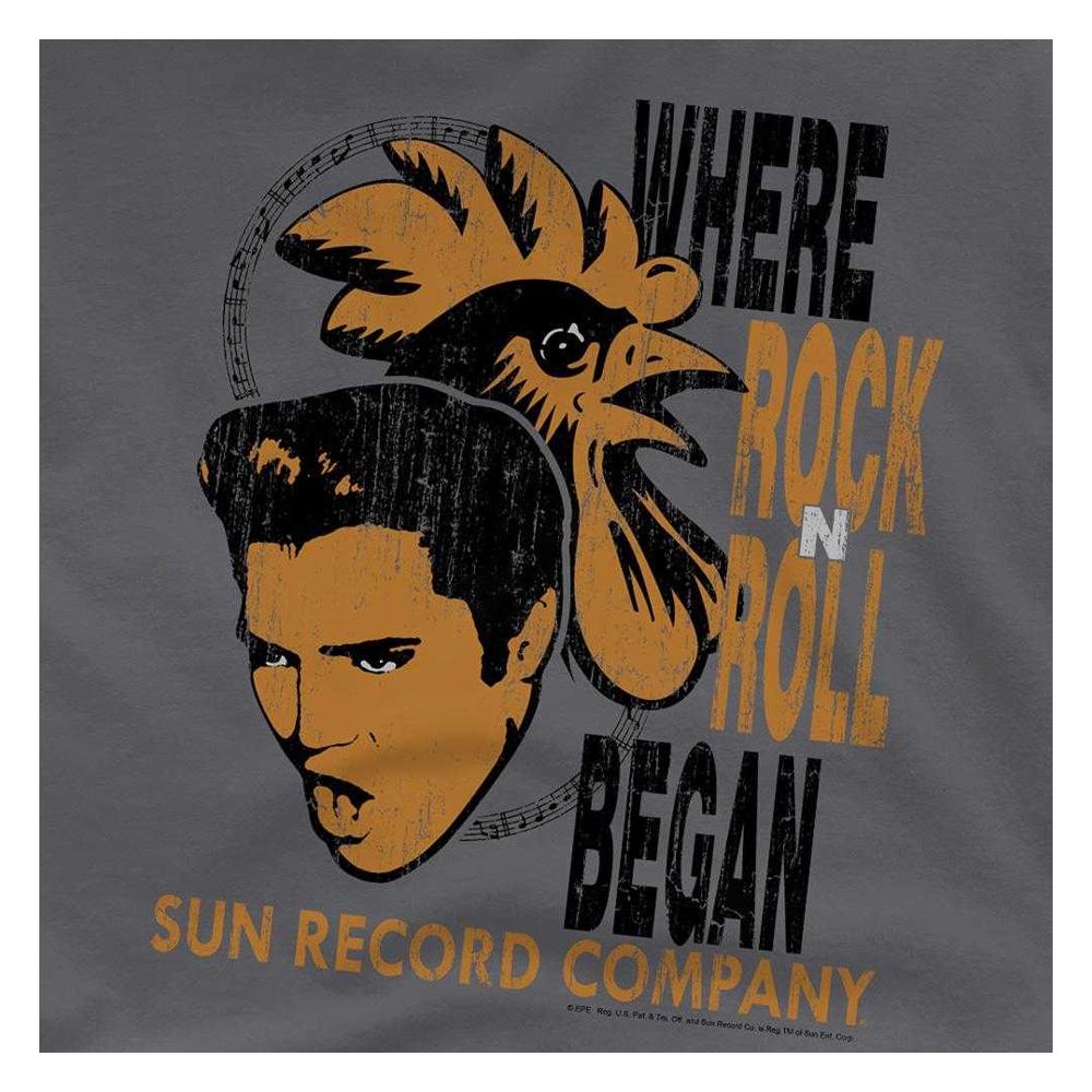 Elvis Presley Unisex Adult Rooster T-Shirt