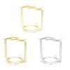 Elegant Iron Mug Holder Stand for Kitchen Countertop Space Saving Saucers Holder Drainboard Rack with Stable Base