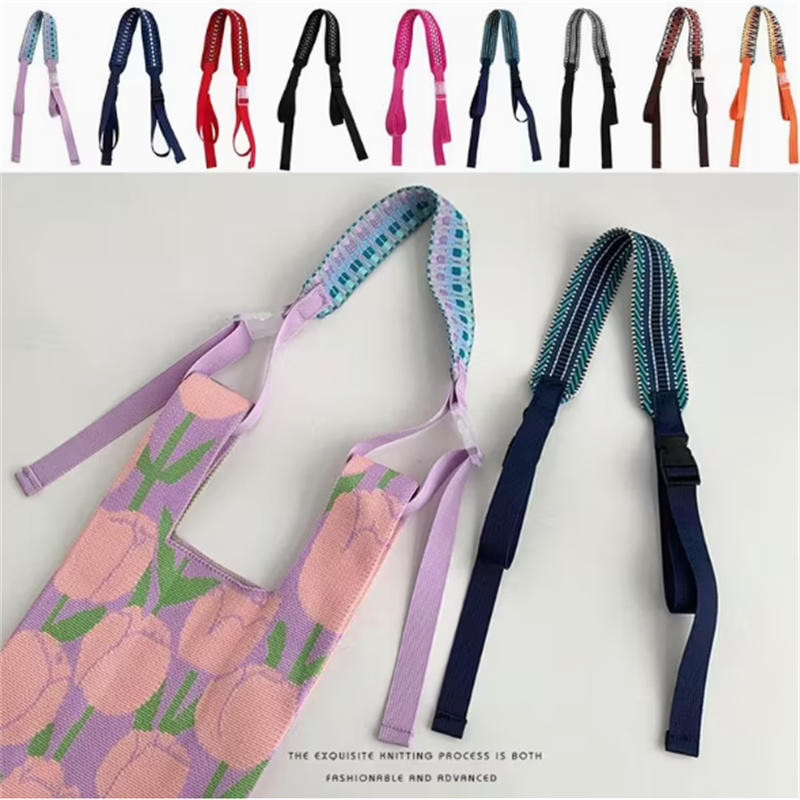 Diamond Pattern Extra Wide Shoulder Strap - Adjustable Detachable for Camera Bag Laptop Case Luggage