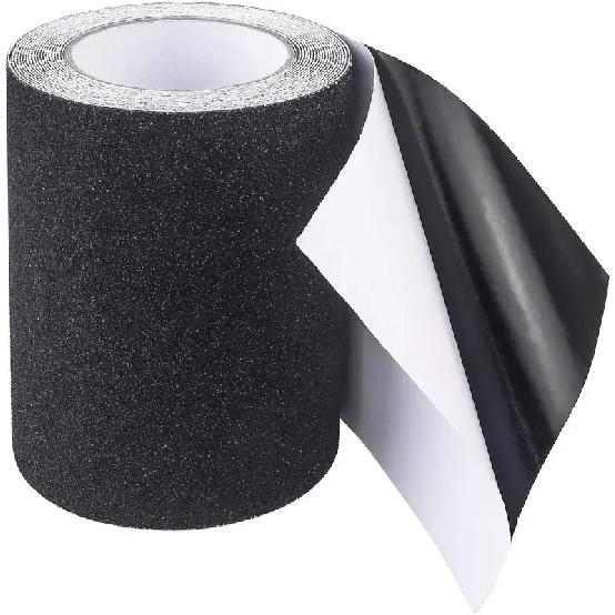 Black Anti Slip Traction Tape Outdoor Waterproof PVC Non Slip Tape Use on Walkways Stairs Ramps and Decks 5M