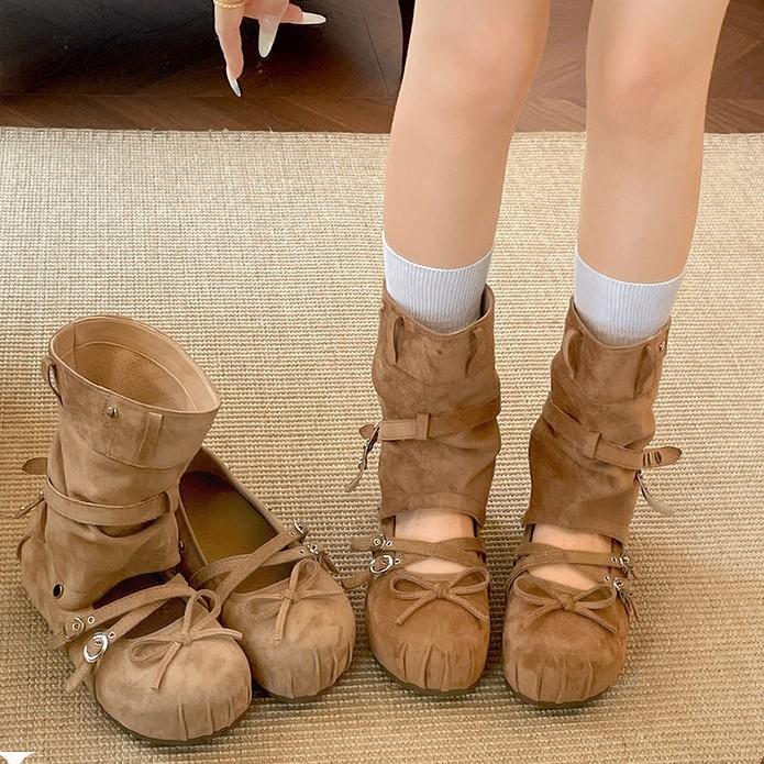 Thick-soled shallow-mouth single shoes for women's summer 2026 new retro French soft-soled two-wear short boots