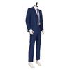 Severance Mark Blue Suit Set Cosplay Costume Movie Character Halloween Masquerade Performance Clothing for Men