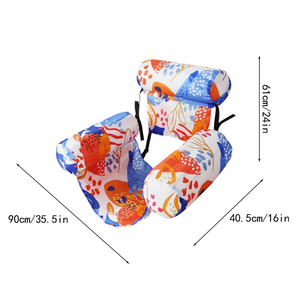 Pool Lounger Float Adjustable Thickened Ergonomic Portable Summer Swimming Pool Rafts For Beach Lake River Sea Vacation Travel