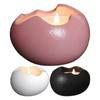 Cute Egg Shaped Candlestick Easy To Use Ceramic Aromatherapy Holder  Living Room