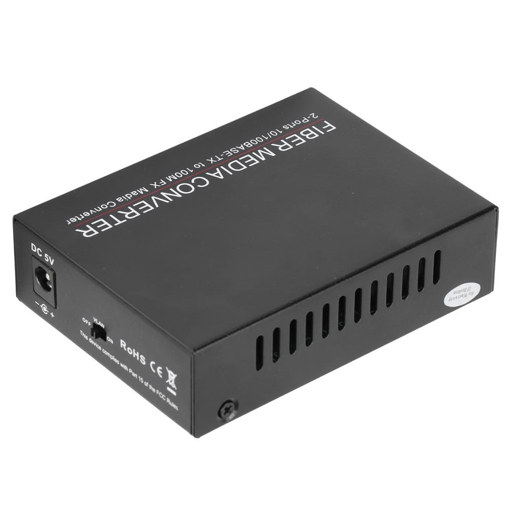 2 Ports Ethernet Fiber Switch TBCMC3412ES20A Plug Play Stable Sturdy Computer Networking Switches