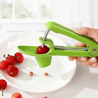 Removedor de pitter de frutas cereja 5 '', removedor de azeitona, ferramenta de remoção de sementes, ferramentas de frutas e vegetais, pitter de cereja