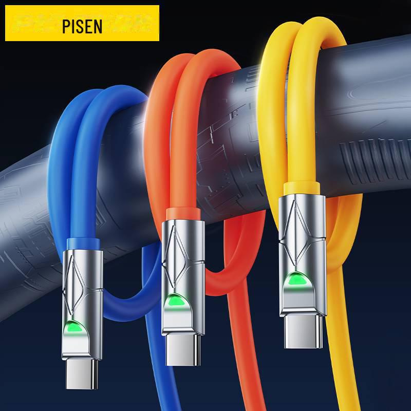 PISEN 100W 1.2m Aluminum Alloy Flash Charge Cable for Huawei