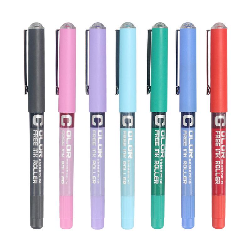 PVN-159 Red Needle-Type Gel Pen for Students, Signatures, and Office Use