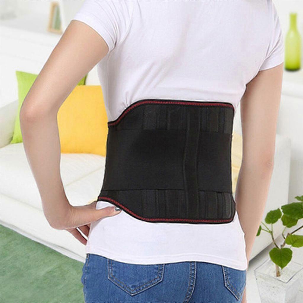 Back Support, Back Support Belt for Pain Relief, Adjustable Waist Trimmer Belt Double Closure, Lumbar Support