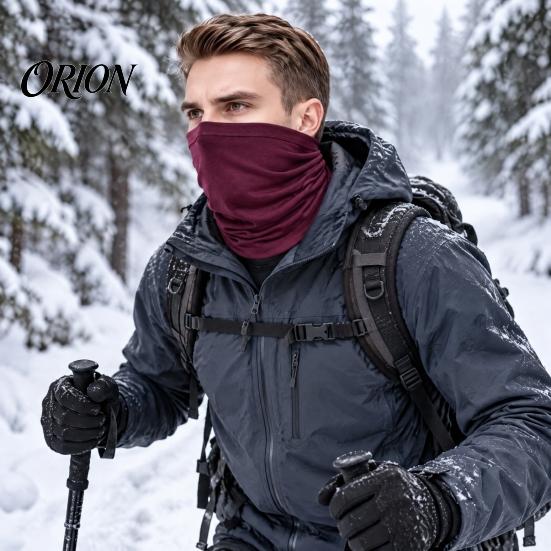 Neck Gaiter Mask Face for Cycling, Winter Velvet Skiing Mask, Windproof Guard Cold Weather Thermal Cover Men Women Cycling