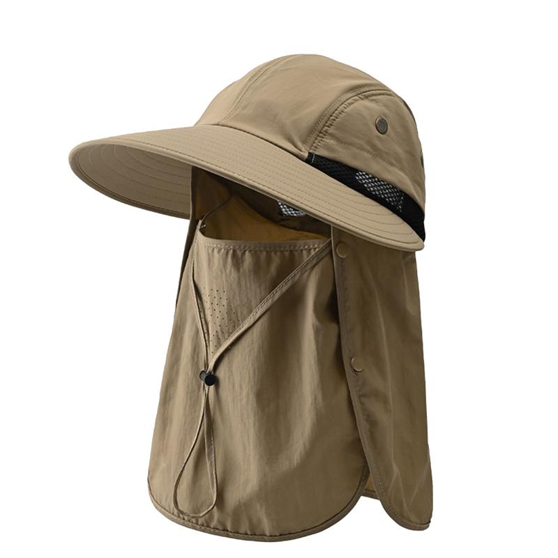 Men and Women Summer Beach Sun Hat Breathable izable Fit One Tone Hat for Outdoor Activity Fishing Hiking Camping Summer Vacation