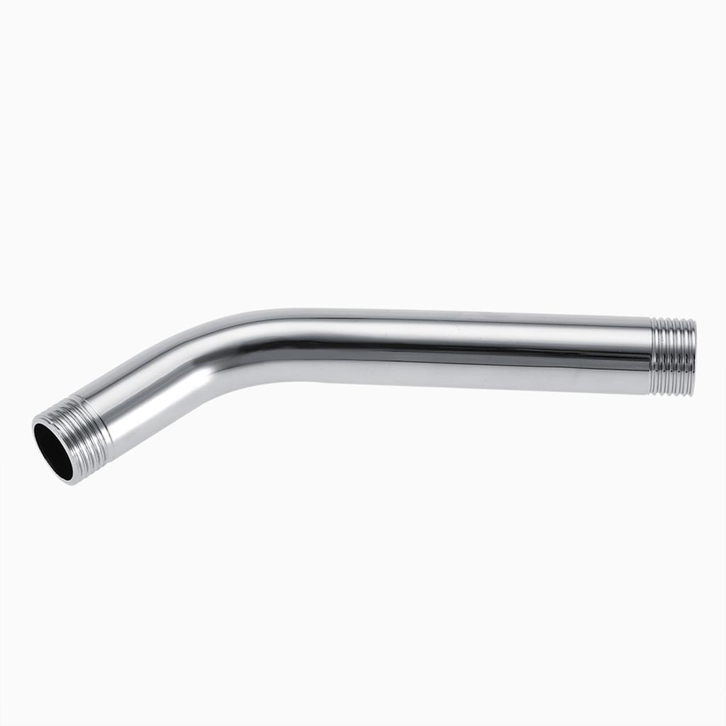 Stainless Steel Handheld Shower Arm Extension Pipe Chrome Plating Wall Mounted