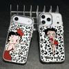 Leopard Print B-Bettys Phone Case for Apple iPhone 17 Air 16 16e 15 14 13 12 11 Pro Max X Xs XR 8 Plus Luxury Clear Cover