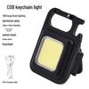 Portable Outdoor Keychain Flashlight - USB Rechargeable Mini COB Light for Camping & Emergencies