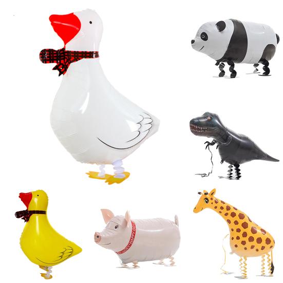 Balónková hračka Nepropustná Opakovaně použitelná Samouzavírací Realistická Stojící Děti Hrající si Bez Zápachu Chodící Zvířata Fóliový Balónek Dětská Hračka