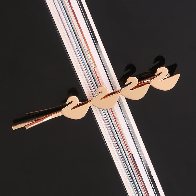 Nouveau Set d'Épingles à Cheveux Géométriques Dorées Coréennes - Accessoires pour Cheveux en Métal Faits Main DIY