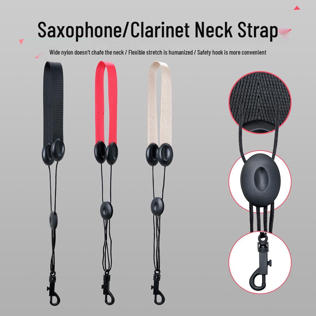 

Thickened Nylon Decompression Neck Strap for Saxophone & Clarinet сірий колір
