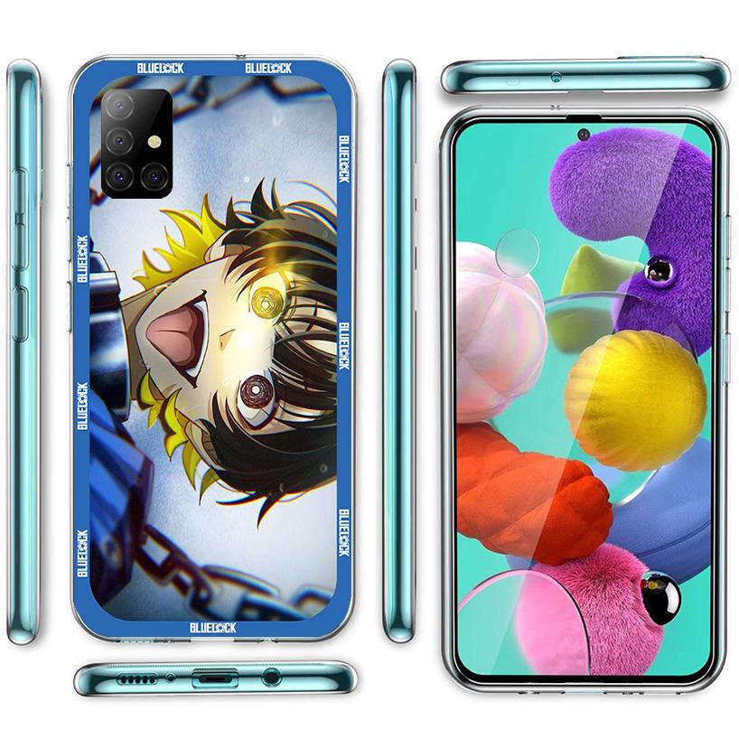 Japan Anime Blue Lock Phone Case for Samsung Galaxy A52 A51 A50S A12 A22 A32 A72 A10S A30S A31 A71 Note 20 Ultra 10 Plus S10 Gal