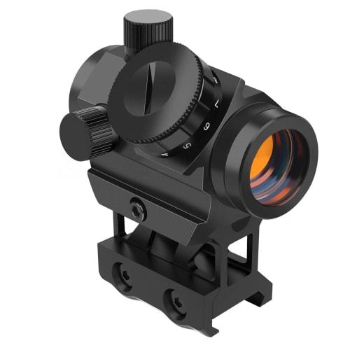 Yoyzn Red Dot Sight, 2MOA Red Dot & Red Dot Sight, Compatible with 20mm Rails, 11-Level Dimming, T1 Compact Reflex Holographic Sight for Airsoft and H