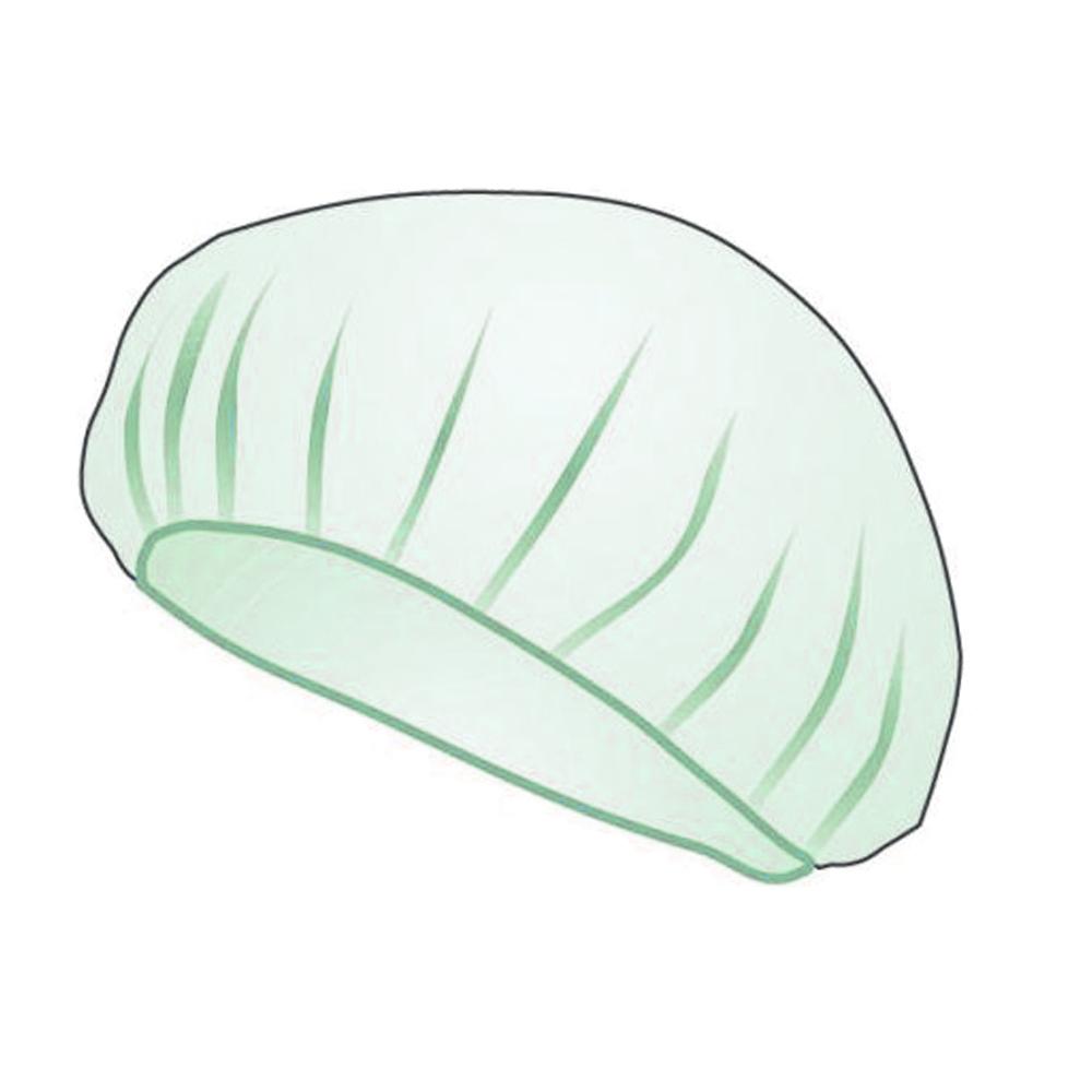 Disposable Cap Green Beret Non-woven 12G 100 Pcs