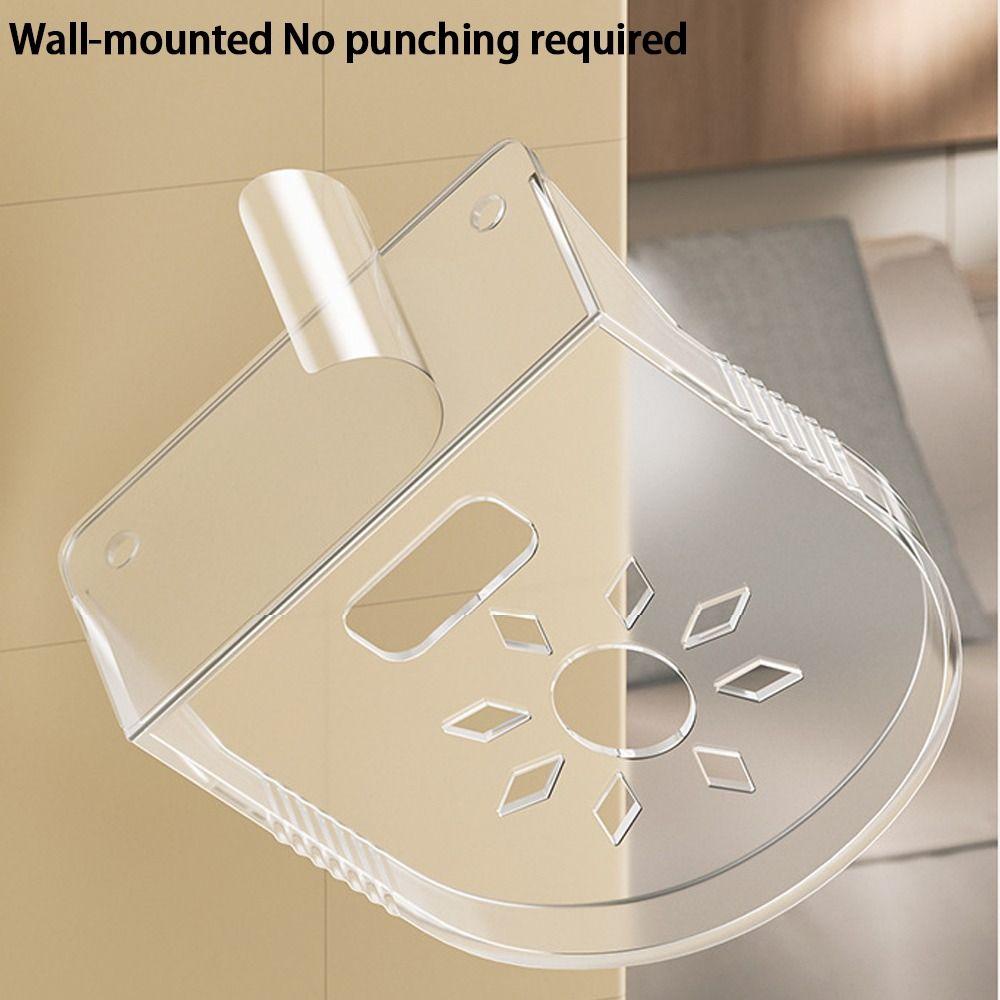 Wall Mount Storage Holder Space-Saving Stand Shelf Storage Rack for Security Camera Mini Speaker